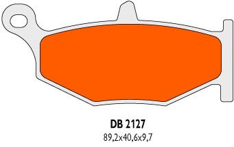 brake pads Delta Braking sintered DB2127RD