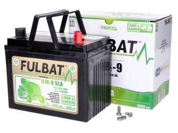 battery Fulbat U1R-9 SLA for lawn tractor