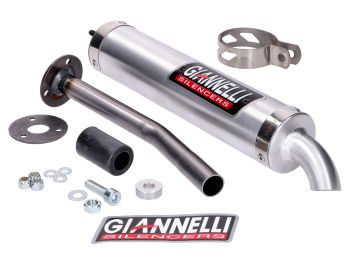 muffler Giannelli aluminum for Beta RR 50 Enduro, Supermotard, Enduro Racing