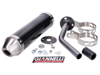 muffler Giannelli carbon for Fantic Motor Enduro 50 Casa, Performance 2018