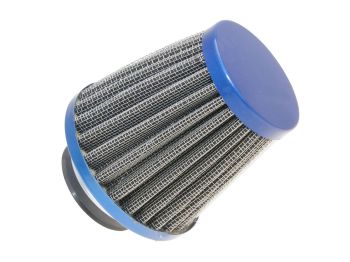 air filter Power 35mm carburetor connection blue