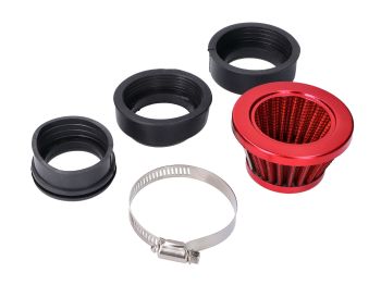 Air filter Powerfilter Shorty 44 / 52 / 54mm red