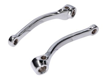 pedal crank arm set chromed universal for moped