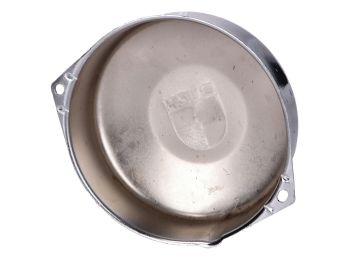engine ignition cover / alternator cover chromed w/ Puch logo for Puch Maxi
