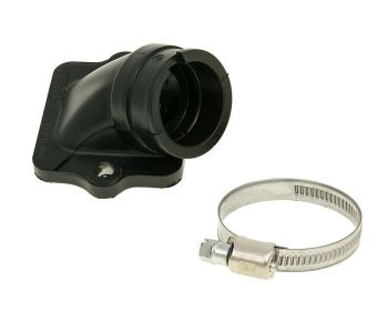 intake manifold Malossi NBR 22mm inner diameter, 28mm carb connection for Piaggio