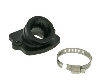 intake manifold Malossi MHR NBR 22mm diameter, 28-30mm carb connection for Piaggio
