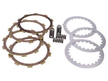 clutch plate kit Malossi 4-disc clutch for Minarelli AM, Generic, KSR-Moto, Keeway, Motobi, Ride, 1E40MA, 1E40MB
