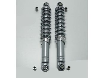 Shock absorber set IMCA 260mm chrome/grey