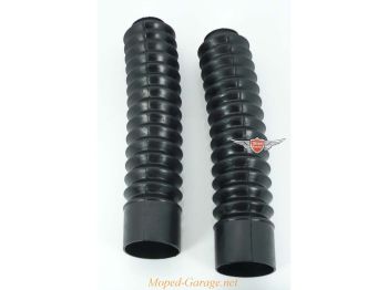 Fork gaiter rubber 52/34mm 250mm black for Yamaha, DT 50
