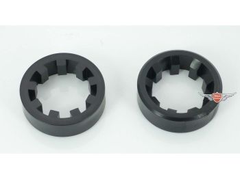 Retaining ring MOGA plastic 46mm x 30mm 15mm black for Kreidler, Florett RS K54/53, RSH, TM, GT Mokick KKR