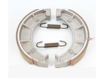 Brake pads 140 x 24mm with springs for Hercules K 50 SL, RL, SE, RE, KTM Comet, DKW RT 159, Puch M Racing