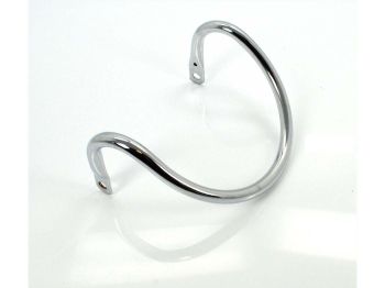 Chrome protection bar Width approx. 120 to 150mm Mounting distance 160mm Clearance inside 155mm Distance from the mounting to the lower edge of the tube 120mm for Zündapp, Kreidler Florett RS LF LH, Hercules K 50 MK,