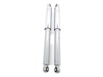 Shock absorber set IMCA 370mm chrome/grey