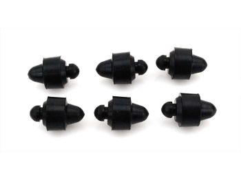 Seat bench rubber set 6-piece black for Simson Schwalbe, SR4-2, SR4-3, SR4-4