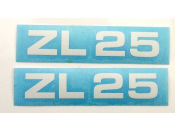 Sticker set MOGA 2 parts width 95mm height 17mm for Zündapp ZL 25