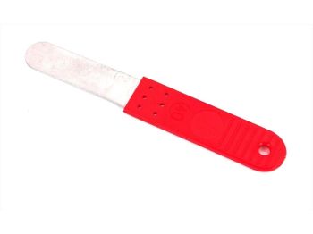 feeler gauge ELDI steel 0.40mm red for Hercules, Zündapp, Kreidler, Miele, DKW, KTM, moped, moped, mokick