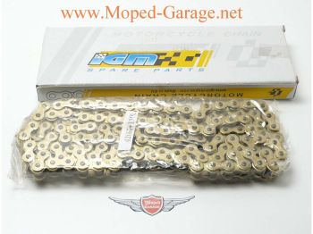 Mokick chain 130 links gold 1/2 x 3/16 7.75 for Zündapp, Kreidler, Hercules Mokick, Moped