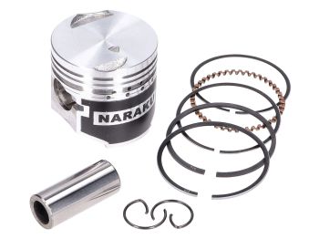 piston set Naraku V.2 50cc 39.00mm 13mm for Piaggio 4-stroke 2-valve