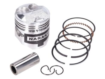 piston set Naraku V.2 50cc 39.00mm for Piaggio 4-stroke 4-valve