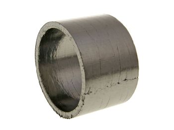 exhaust pipe to silencer gasket graphite 38x44x28mm for Aprilia, Gilera, Honda, Piaggio, Yamaha Maxi