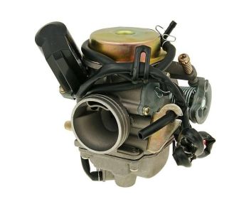 Carburetor Naraku 24mm (pressure controlled) for 4-stroke 139QMB GY6, Aprilia / Piaggio Mojito, Hexagon, Liberty, Sfera 125-150cc 4T