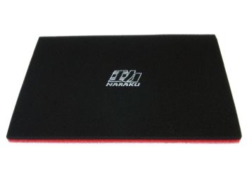 air filter foam insert Naraku double layer 350x250mm - universal