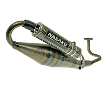 exhaust Naraku crossover clear coating/yellow-carbon