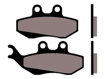 brake pads Naraku sintered for Aprilia, Gilera, MBK, Yamaha