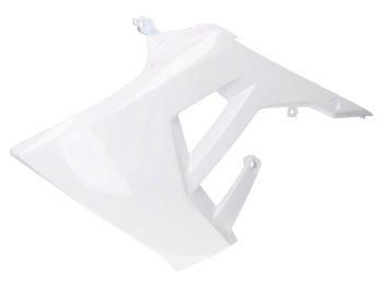fuel tank cover left OEM white for Derbi Senda R 50, Senda SM 50 X-Treme Euro4 2018-