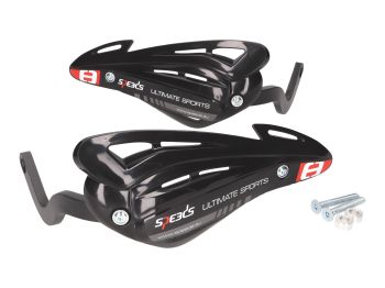 handguards / hand protector set Speeds black for handlebar with M8 inside thread