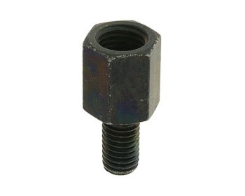 mirror thread reducer converts M10 right-hand to work with M8 left-hand mirror mount