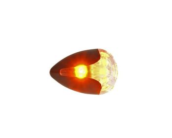 Suunatuli kompl.M8 LED must Cone Klarglas