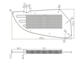 air filter original replacement for Kymco Downtown 300i