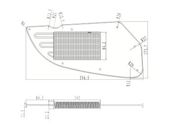 air filter original replacement for Kymco Downtown 125i