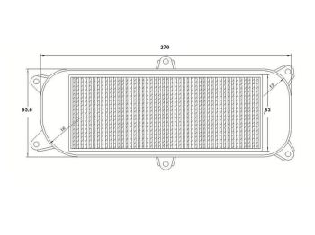 air filter original replacement for Kymco People 250 (03-)