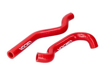 cooling hose kit Voca HQ reinforced red for Rieju MRT, Sherco, Beta AM6 Euro3, Euro4