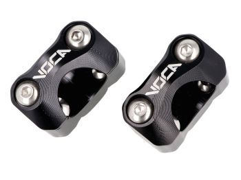 Handlebar clamp adapter VOCA V2 HB28 CNC 22mm to 28mm - black