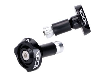 Handlebar end vibration damper VOCA V2 CNC 14mm - black