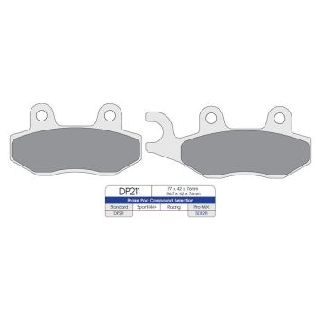 BRAKE PAD MX-SDP ALL FRT