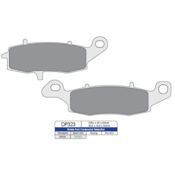 BRAKE PAD SDP KAW/SUZ F/R