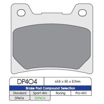 BRAKE PAD SDP YAM FRT