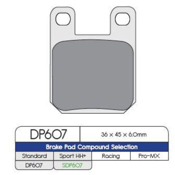 BRAKE PAD P-M 124X4S 125X4SL