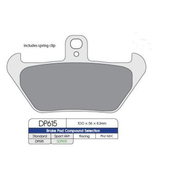 BRAKE PAD SDP BMW FRT