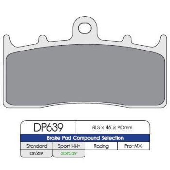 BRAKE PAD SDP BMW FRT