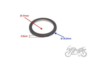 Suzuki GN125 summuti leegitoru tihend