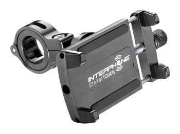 Interphone Moto Crap EVO holder for 60-100mm wide phone, 22/25/32mm bar fitment