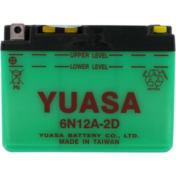 BATTERY YUASA 6-VOLT DRY 6N12A
