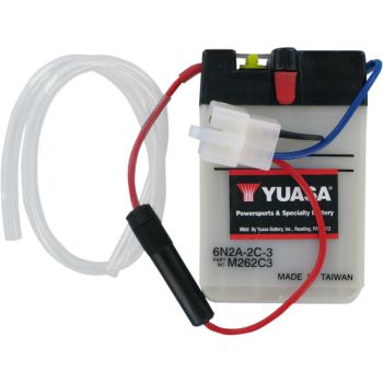 BATTERY YUASA 6-VOLT DRY 6N2A-