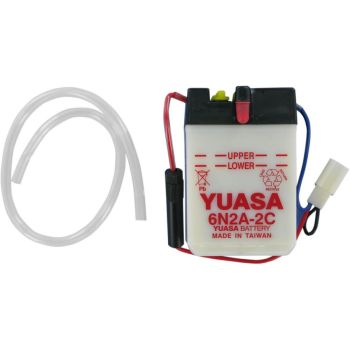 BATTERY YUASA 6-VOLT DRY 6N2A-