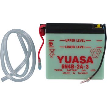 BATTERY YUASA 6-VOLT DRY 6N4B-